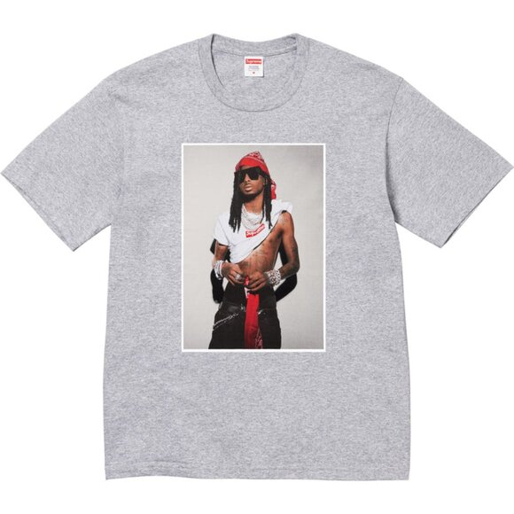 Supreme Playboi Carti Tee Heather Gray XL - Picture 1 of 2